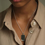 Tate silver pendant necklace